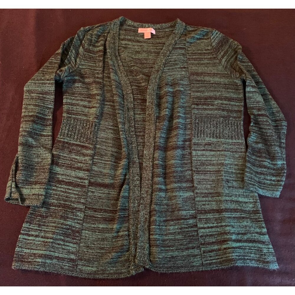 Christopher & Banks Womens Open Front Cardigan Sweater Size Large